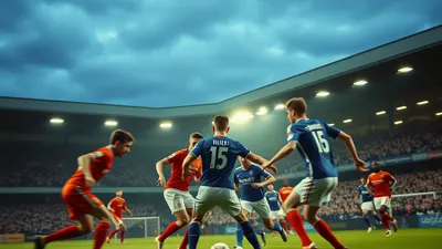 A St Johnstone player in plain blue-and-white kit, head bowed in exhaustion, sits on the damp grass after a 2-1 defeat